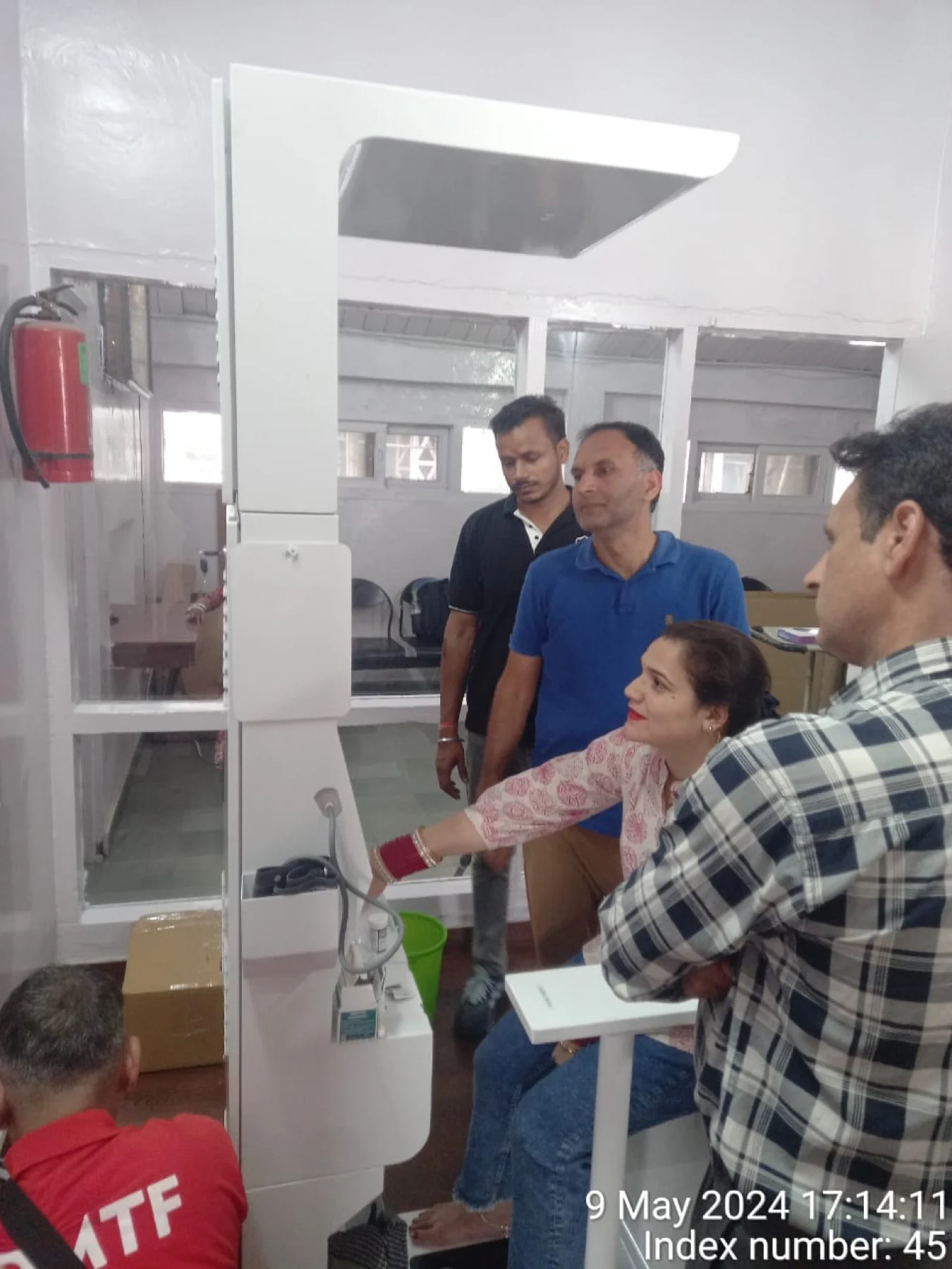 Health kiosk deployment in Jammu & Kashmir, part of Clinics On Cloud's community screening presence
