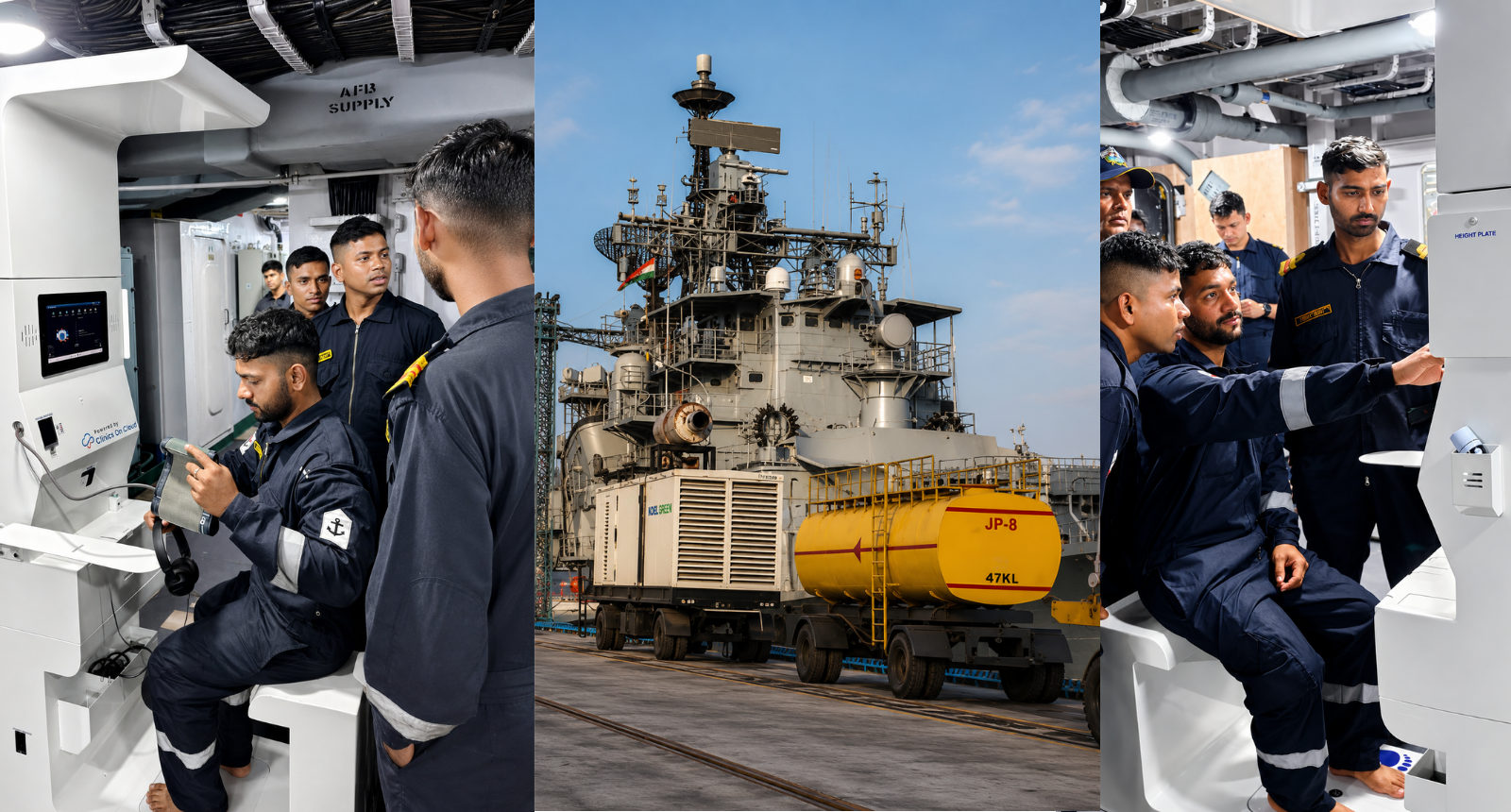 Preventive Healthcare on Indian Navy Ships: Clinics On Cloud Health Kiosk Deployment