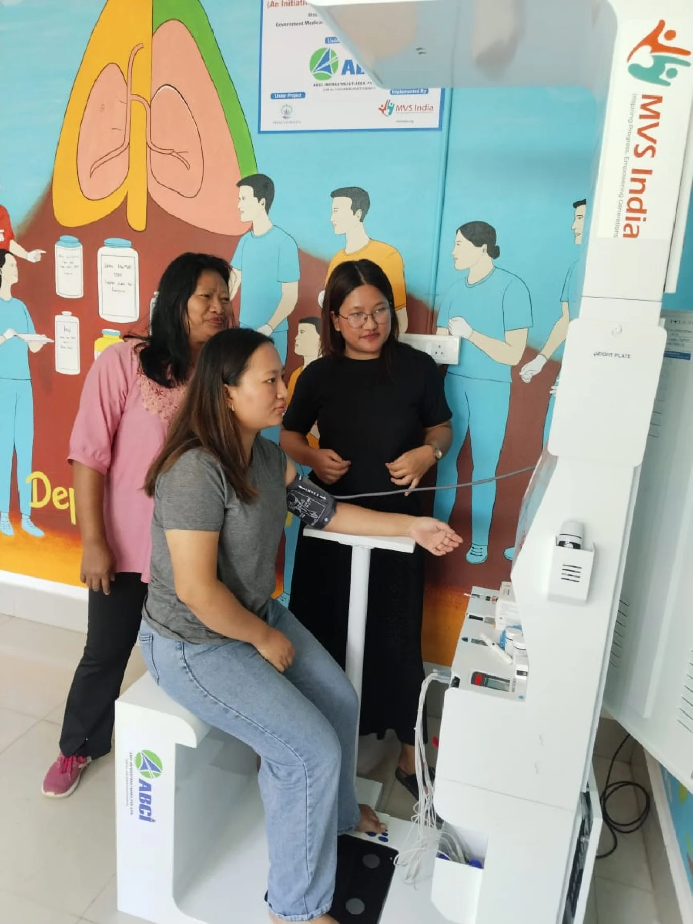 Health kiosk deployment in Mizoram supporting NGO-led community health screening programmes