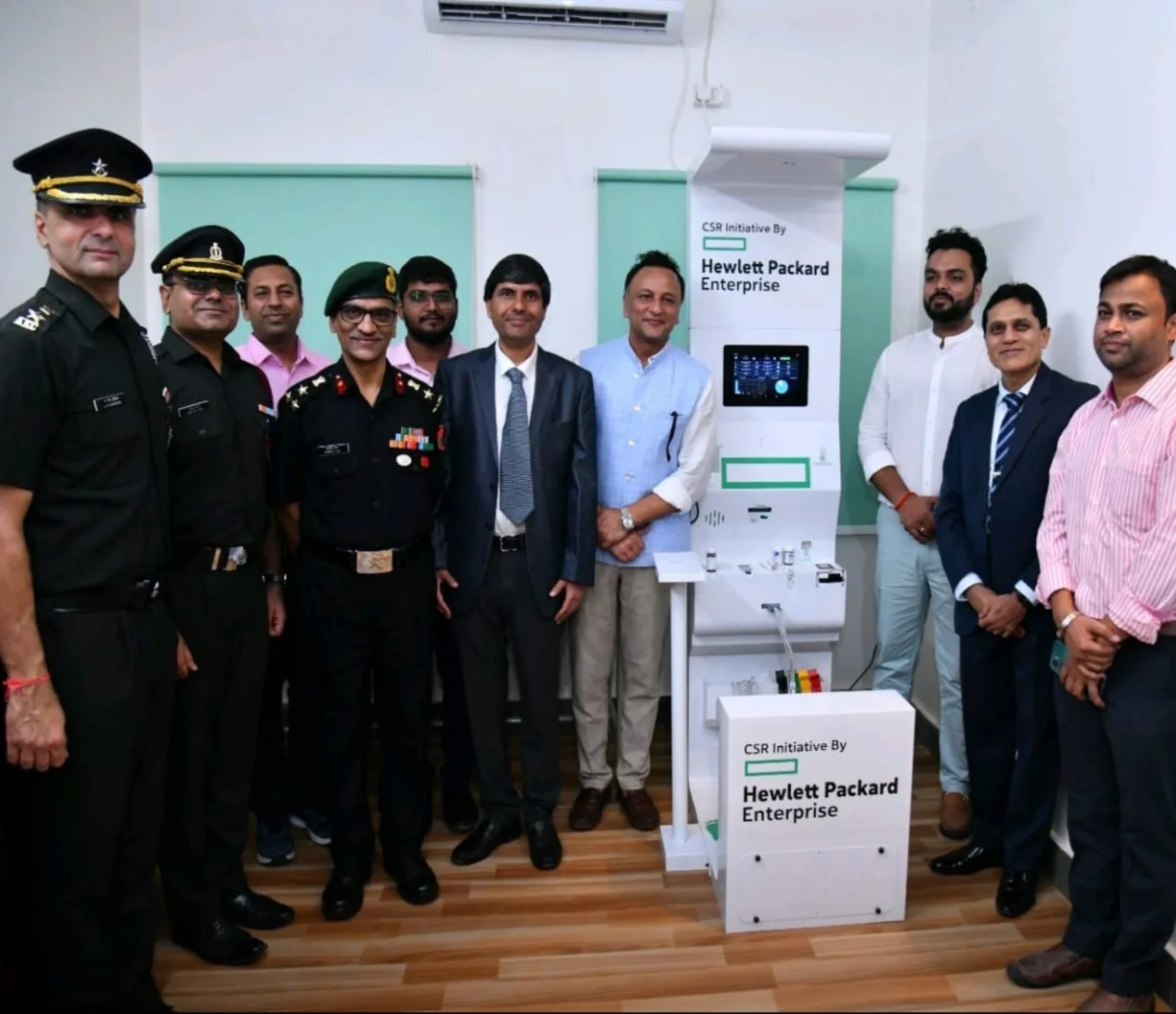 Health kiosk deployment under CSR initiative with Hewlett Packard Enterprise, part of our schools and colleges presence