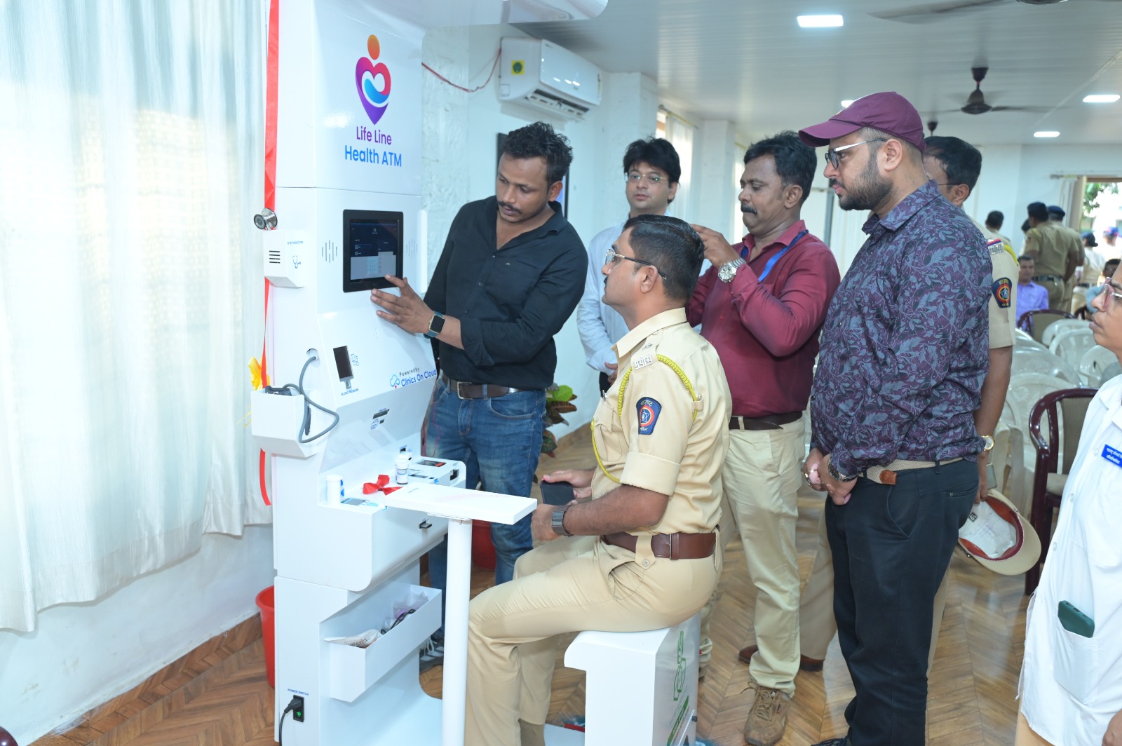 Health kiosk deployment for police force health screening under Clinics On Cloud's Our Presence programme