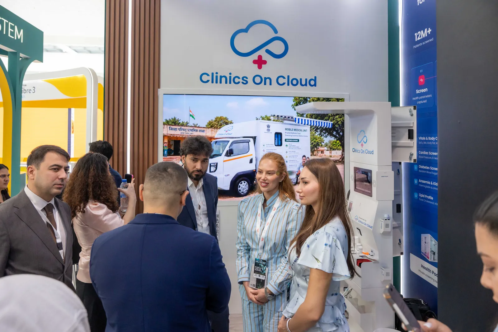 The Clinics On Cloud stand