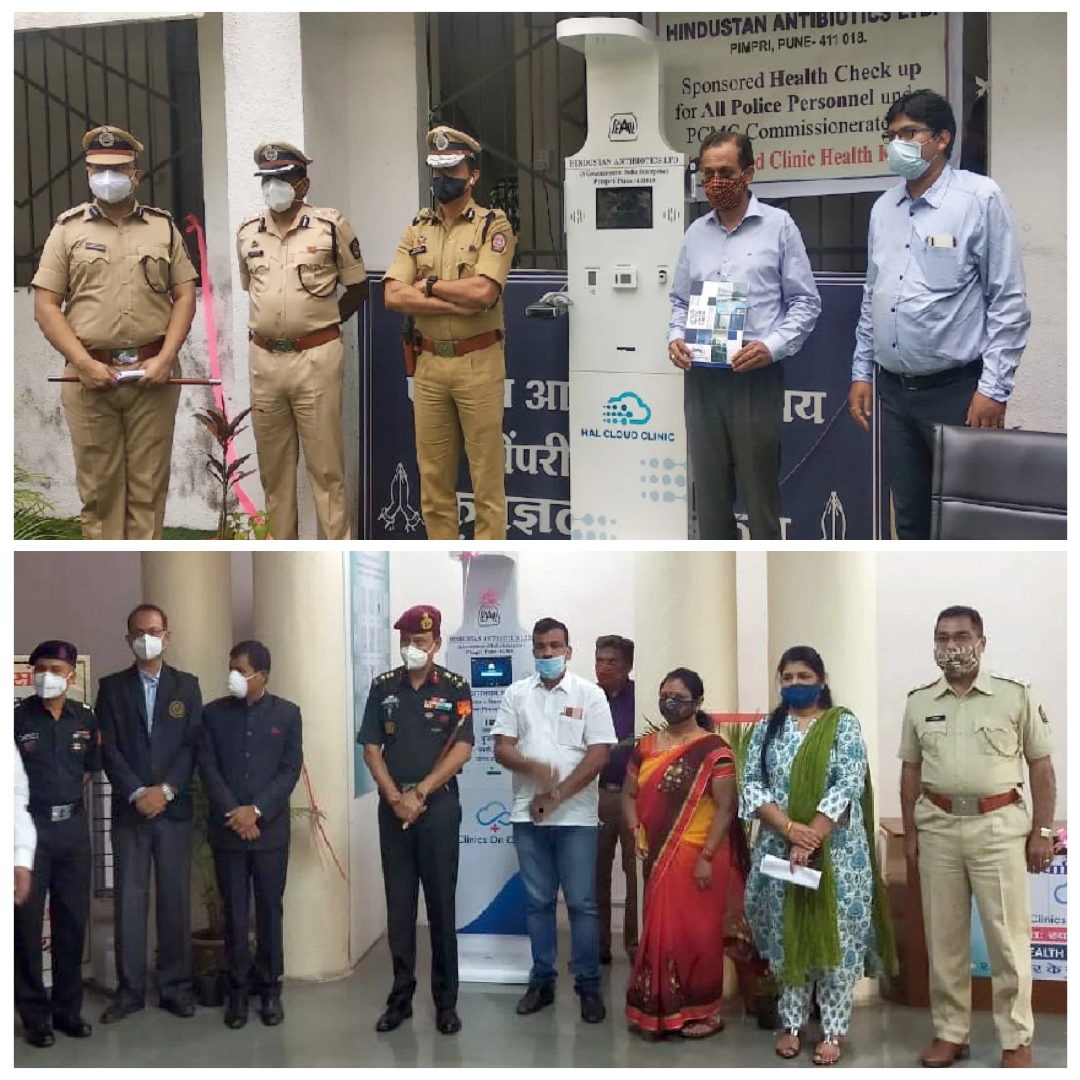 Health kiosk launches in Maharashtra, sponsoring health check-ups for police personnel under PCMC Commissionerate