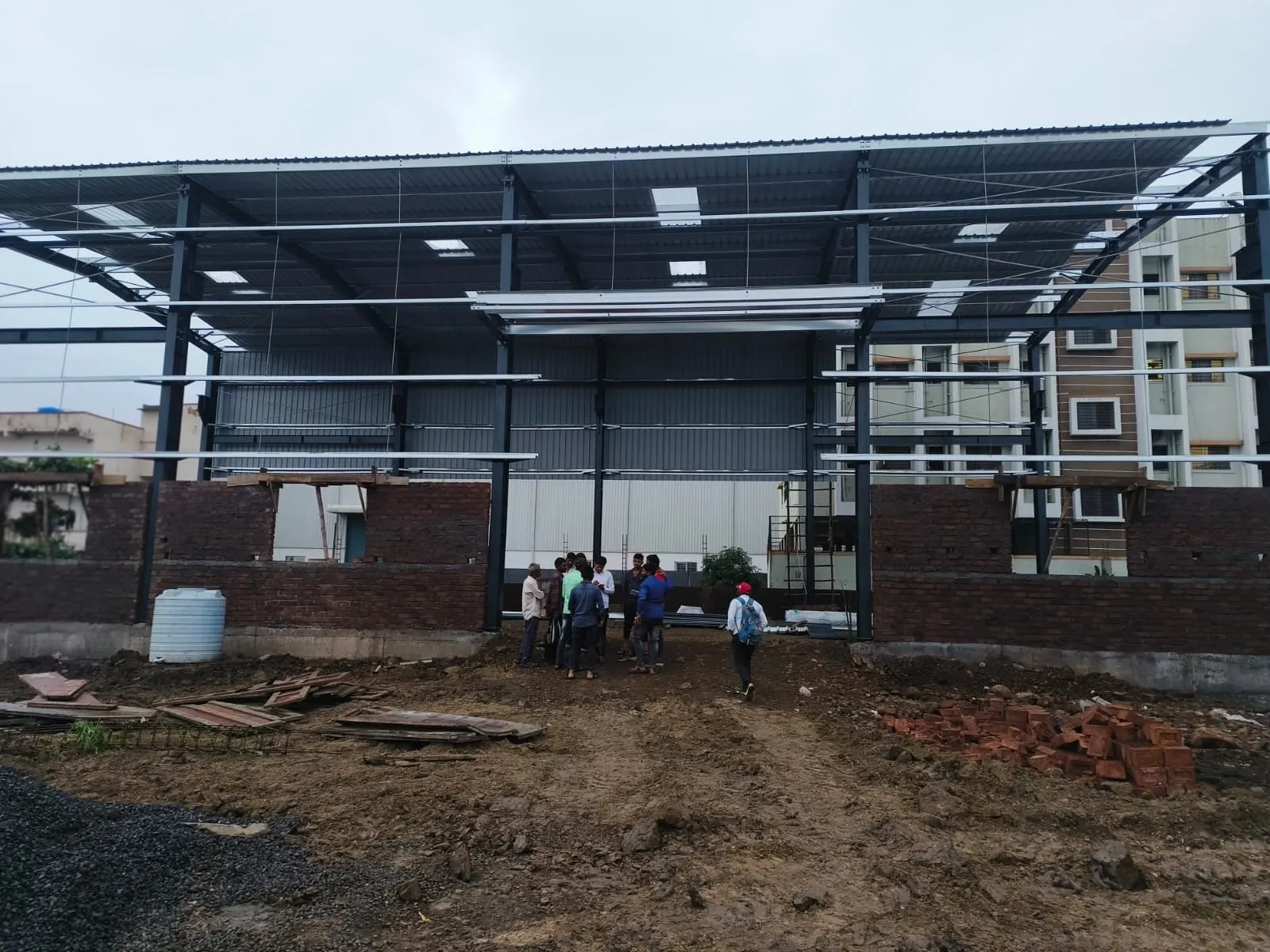 The Chakan, Pune manufacturing facility under construction