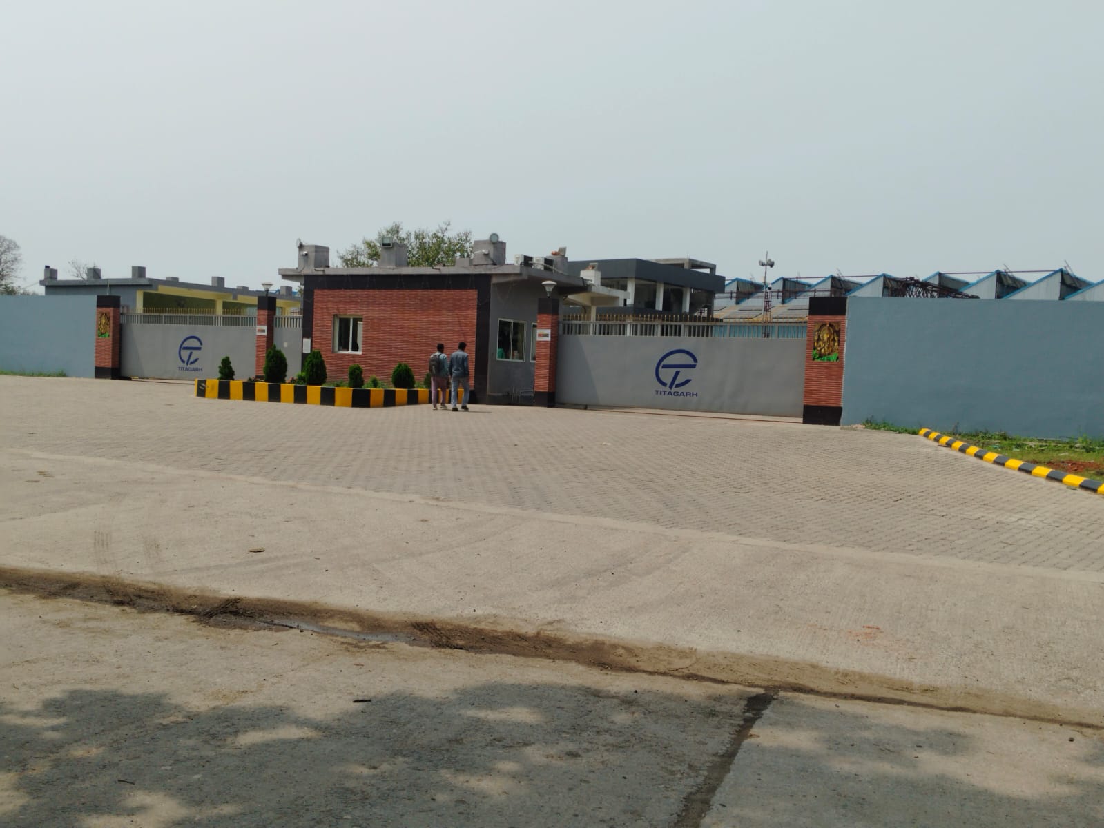 Titagarh, West Bengal industrial site gate, part of Clinics On Cloud's operational presence for regional health kiosk deployments