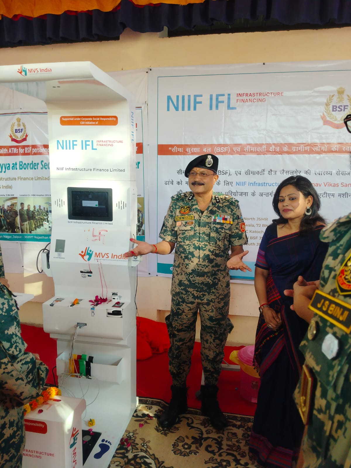 Health kiosk deployment for BSF personnel under NIIF IFL CSR-supported border security healthcare initiative
