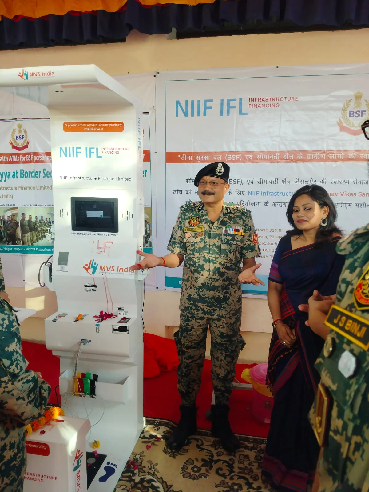 Health kiosk deployment for BSF personnel under NIIF IFL CSR-supported border security healthcare initiative