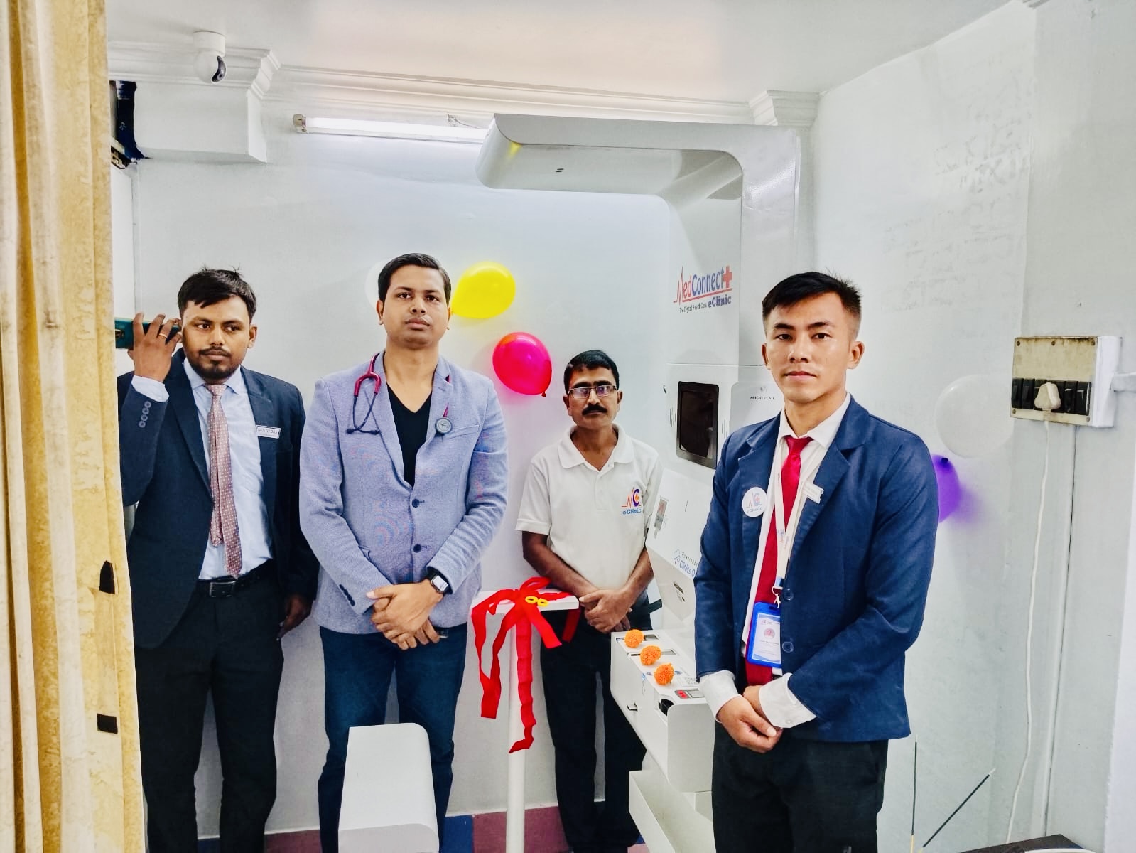 Health Kiosk installed in Medconnect Hospital by Clinics on Cloud