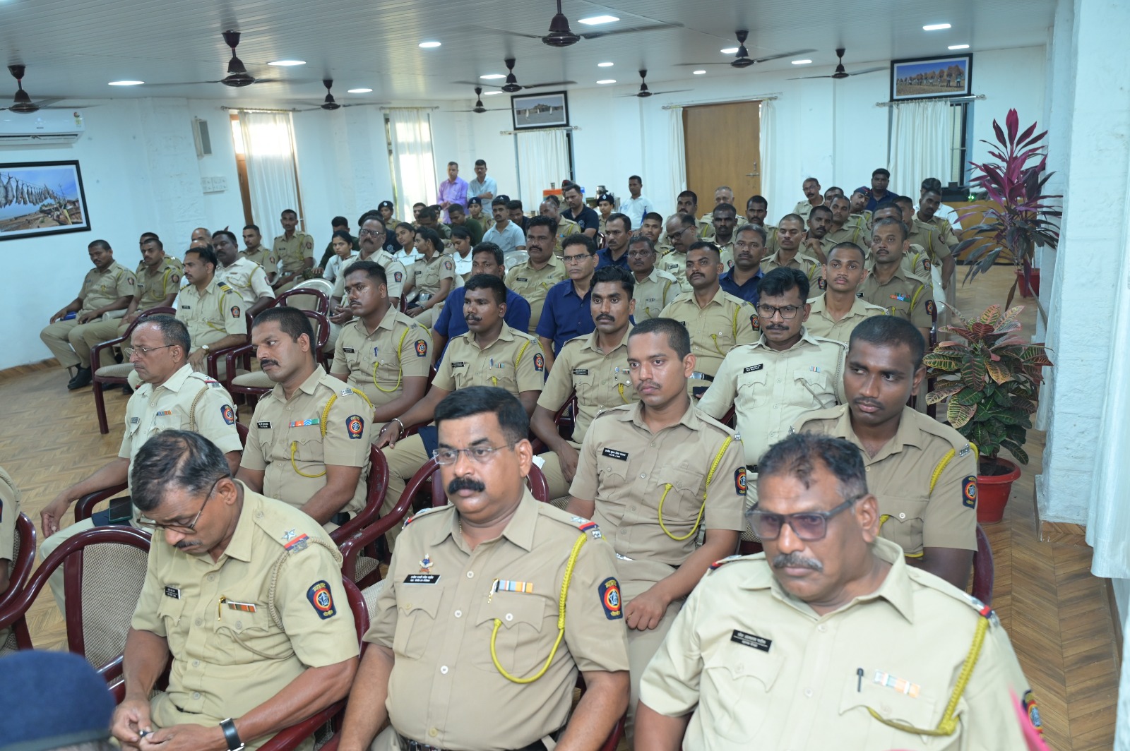 Health awareness session for police forces under Clinics On Cloud's institutional healthcare outreach programme
