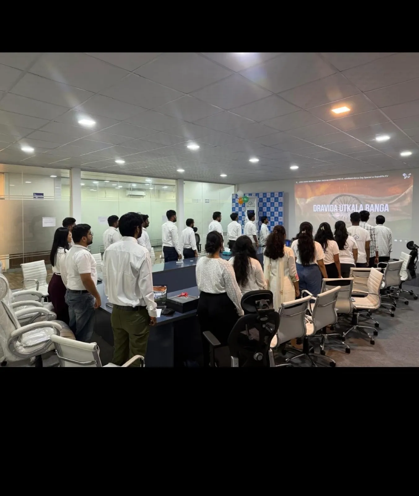 Clinics On Cloud team celebrating Independence Day at the office, reflecting company culture and workplace values