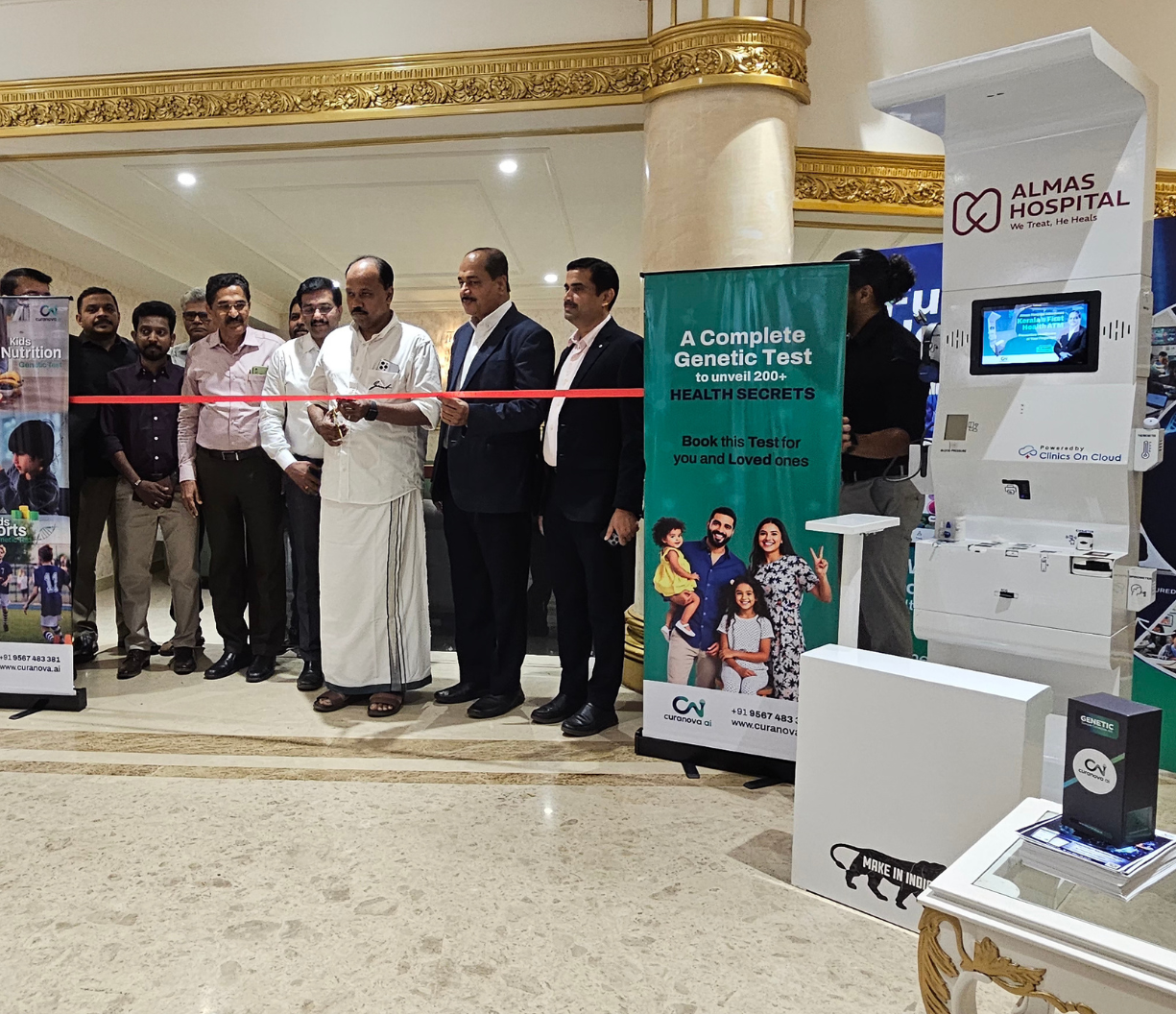 Health Kiosk installed in ALMAS Hospital by Clinics on Cloud