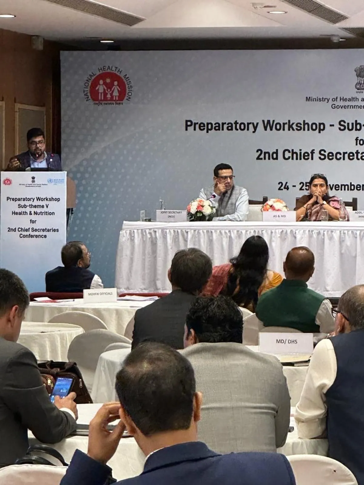 Clinics On Cloud at the Health and Nutrition workshop for the 2nd Chief Secretaries Conference