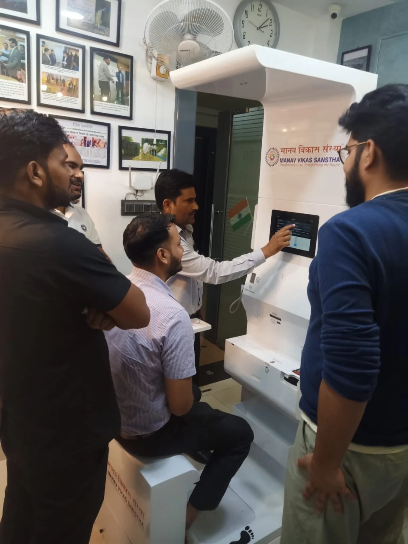 Health kiosk deployment in Rajasthan with Manav Vikas Sanstha for NGO-led community health screening