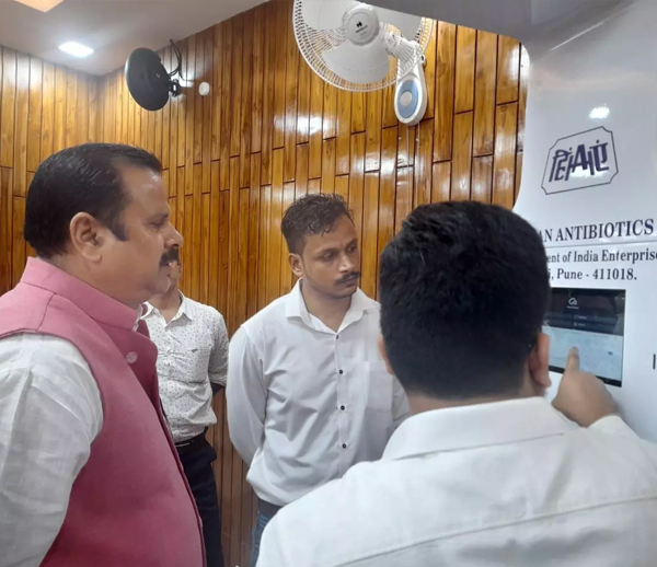 Health kiosk deployment in Uttar Pradesh, part of Clinics On Cloud's community screening presence