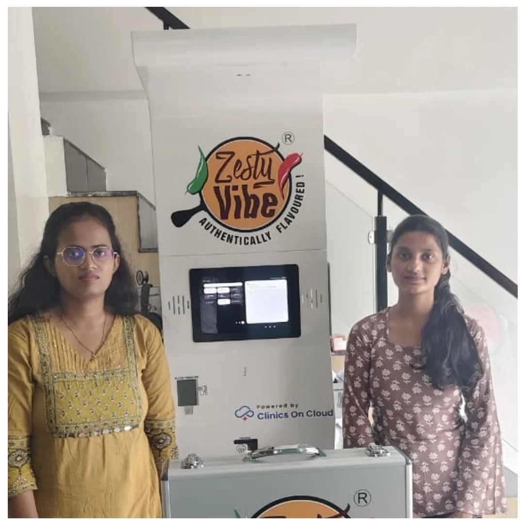 Health kiosk deployment in Maharashtra, branded partnership installation powered by Clinics On Cloud