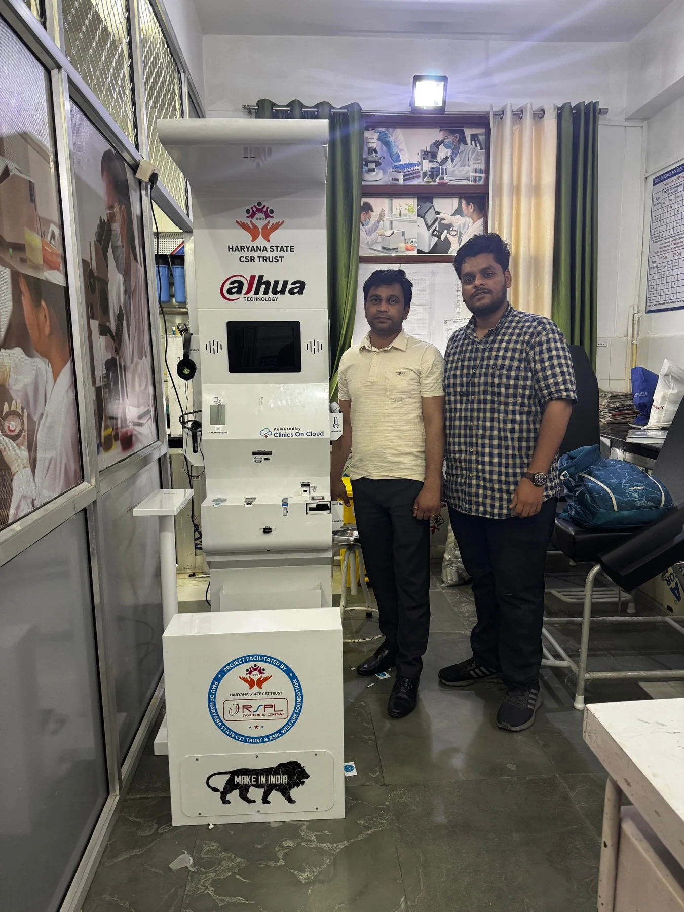 Health ATM Clinics on Cloud in Haryana