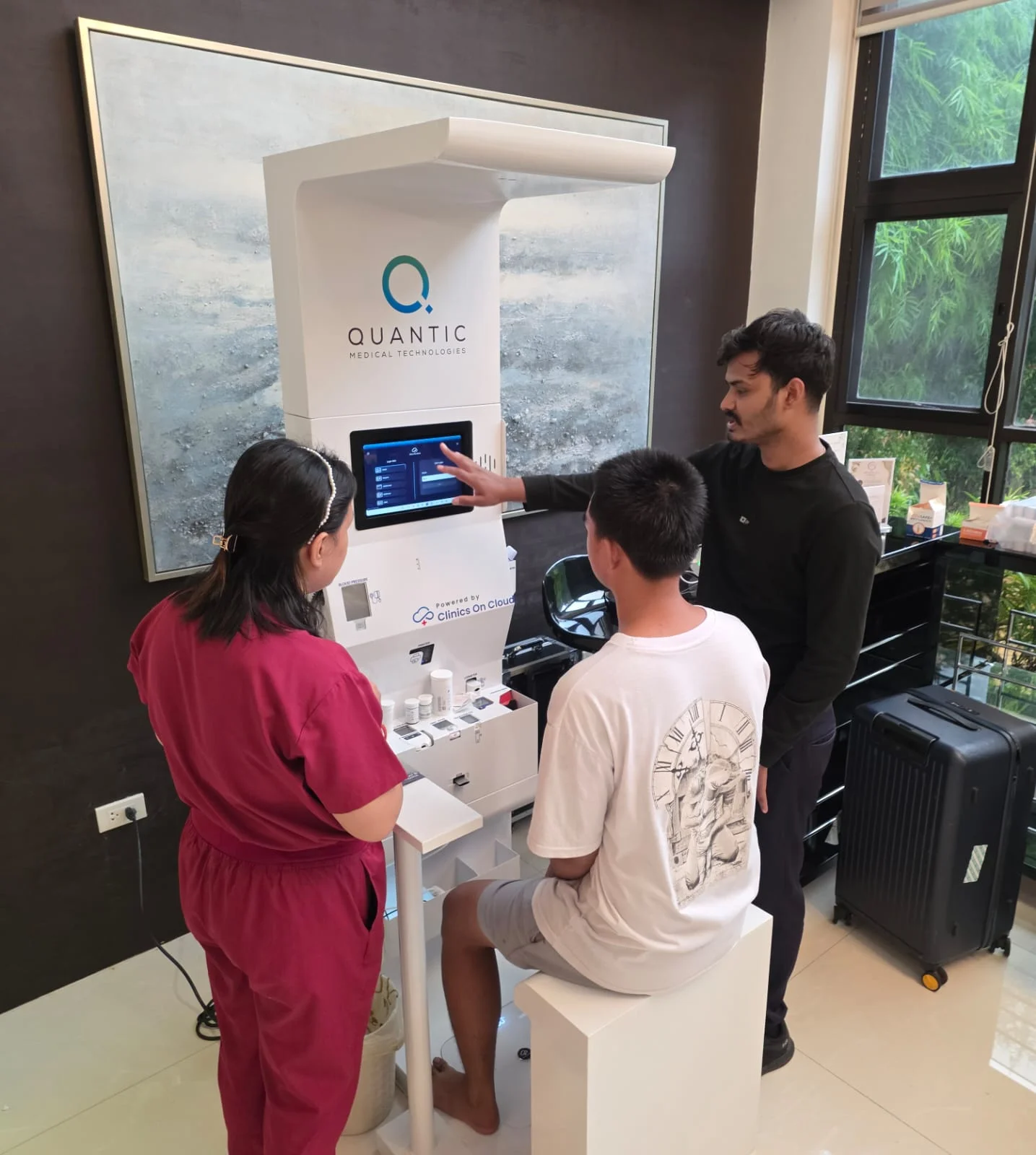 Quantic health kiosk deployment for community health screening in the Philippines