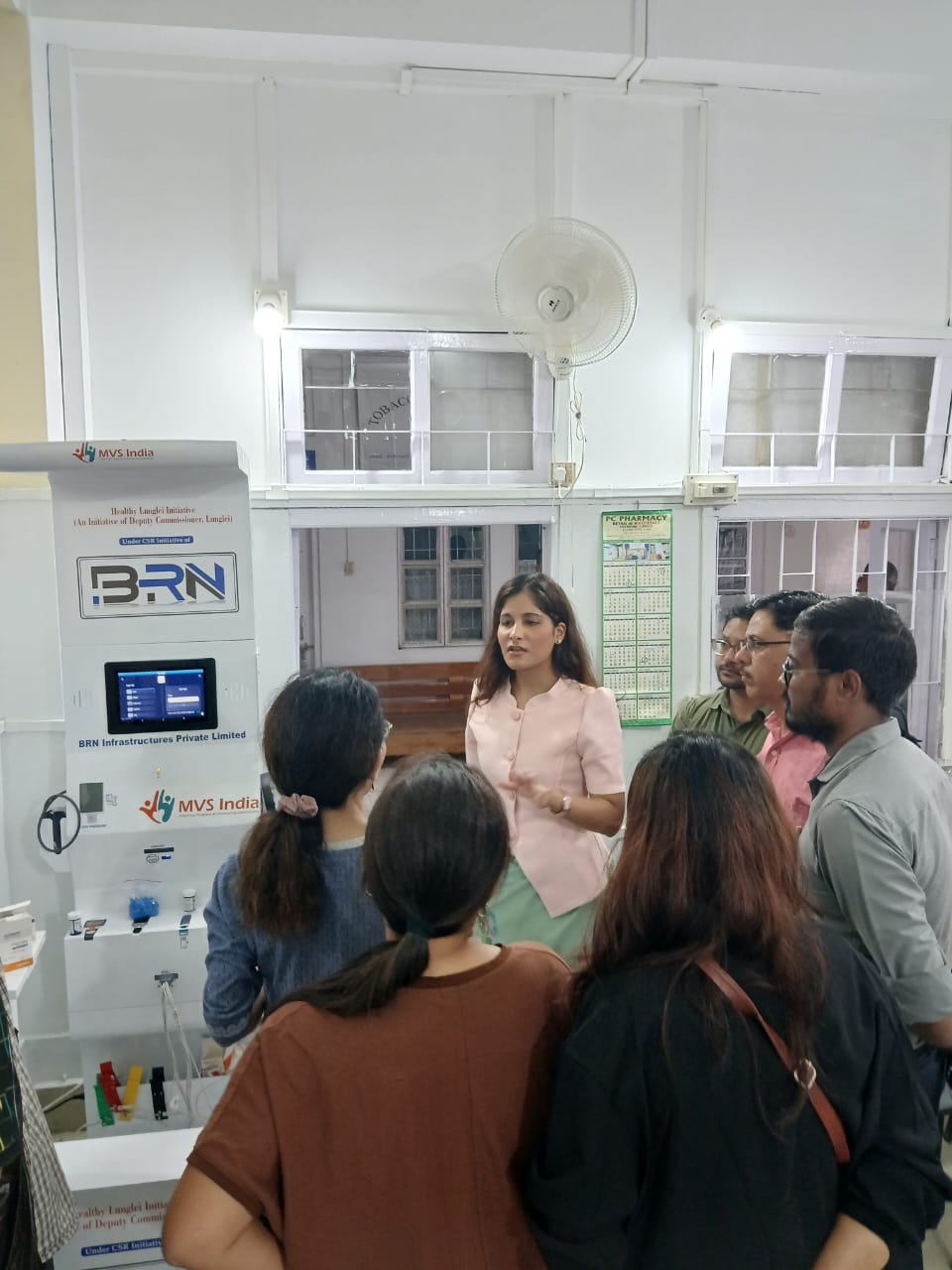 Health kiosk deployment in Mizoram under the Healthy Lunglei Initiative, a CSR programme with BRN Infrastructures